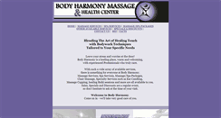 Desktop Screenshot of bodyharmonymassageandhealth.com